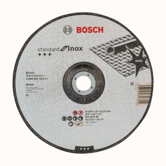 Disco da Taglio Inox Bosch 230x1.9 mm
