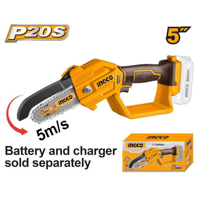 Elettrosega a Batteria 20V Ingco CGSLI20682
