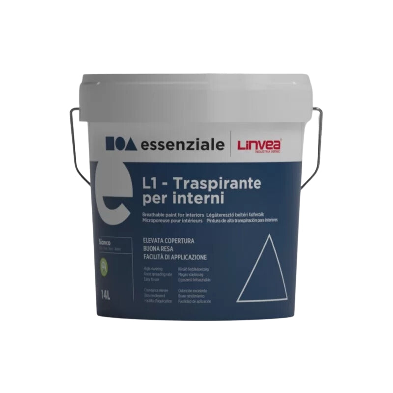 L1 ESSENZIALE 14 Lt Pittura Traspirante Linvea