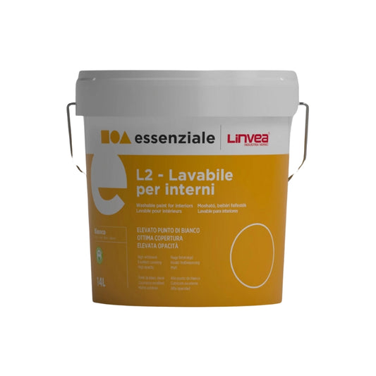 L2 ESSENZIALE 14 Lt Pittura Lavabile Linvea