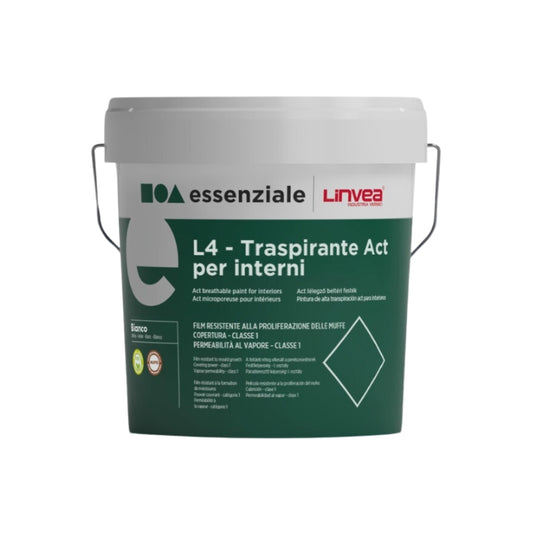 L4 ESSENZIALE 5 Lt Pittura Antimuffa Traspirante Act