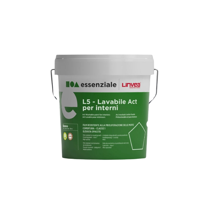 L5 ESSENZIALE 5 Lt Pittura Antimuffa Lavabile Act