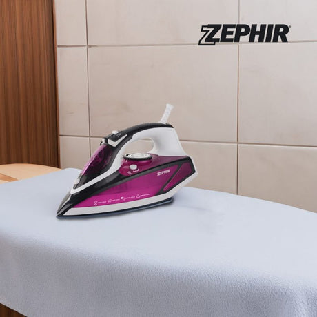 Ferro da Stiro a Vapore Zephir ZHF392 – 2200W con Piastra XL in Ceramica