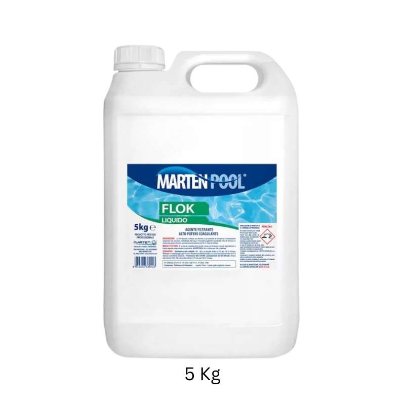 Flok 5 Kg, Flocculante Liquido | MARTEN POOL