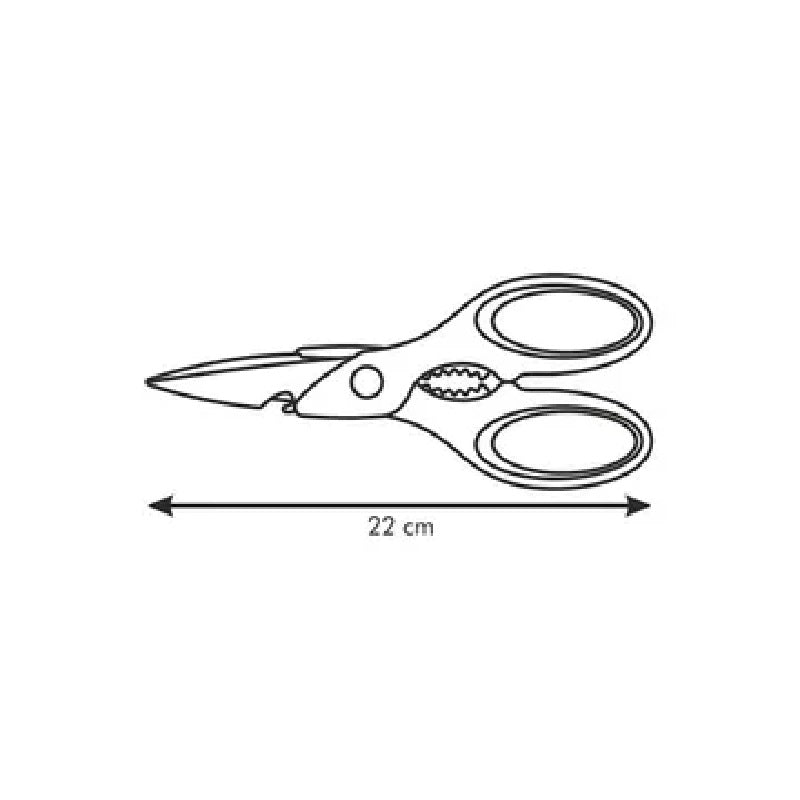 Forbici Multiuso 22 cm Tescoma Dimensioni