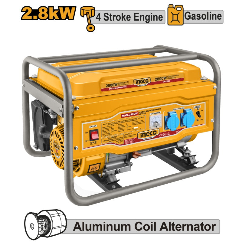 Generatore Benzina Ingco 2.8kW GE30005