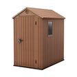 Keter Darwin 4x6 Wood – Casetta da Giardino in Resina con Effetto Legno