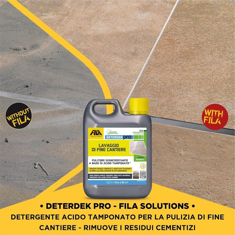 Fila Detertek Pro Lavaggio Di Fine Cantiere 