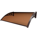 Pensilina Fume Oscurante in Policarbonato per Porta