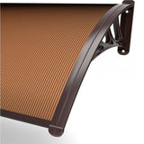 Pensilina Fume Oscurante in Policarbonato per Porta