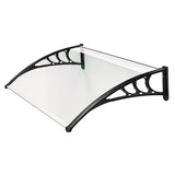 Pensilina Trasparente in Policarbonato per Porte e Finestre – Varie Misure