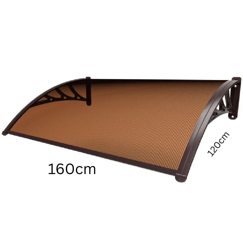 Pensilina Fumè Oscurante in Policarbonato per Porta – Varie Misure