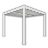 Pergola Bioclimatica Gaia Bianca in Alluminio – Lamelle Orientabili 3x4 e 3x6 m