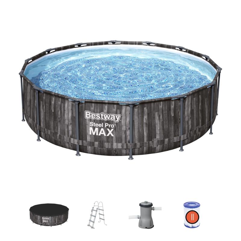 Piscina Fuori Terra Bestway Steel Pro MAX 4,27x1,07 m – Rotonda 5614Z