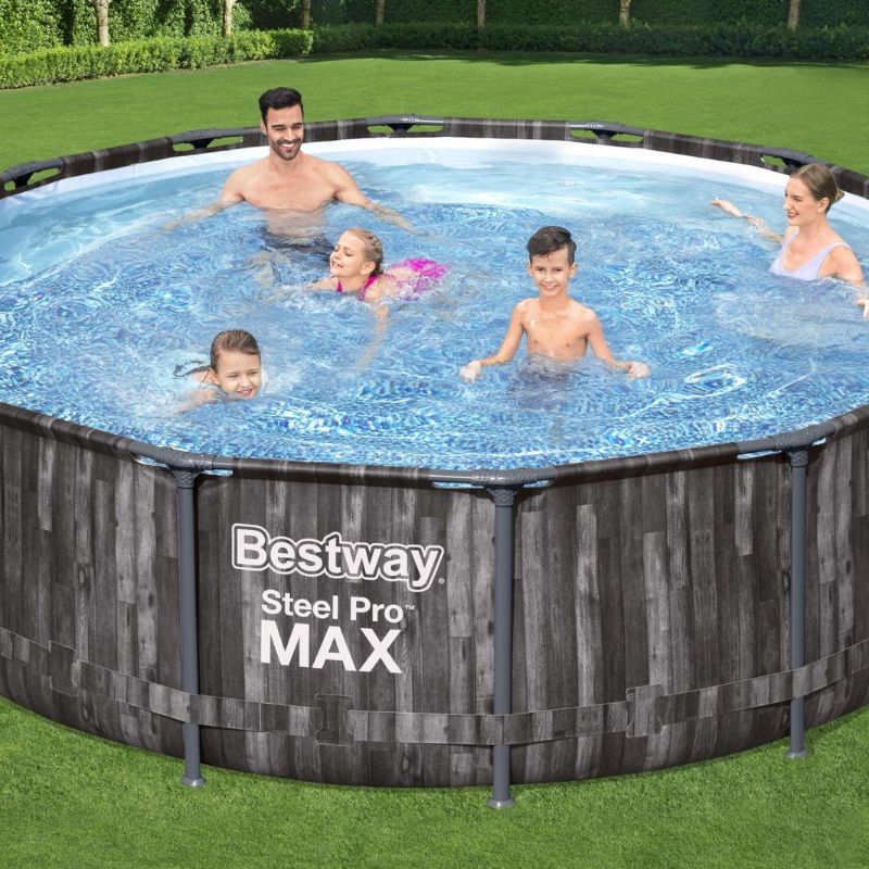Piscina Fuori Terra Bestway Steel Pro MAX 4,27x1,07 m – Rotonda 5614Z