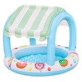 Piscina Gonfiabile SWEET SHOPPE con Parasole e Fondo Morbido - Bestway 52638