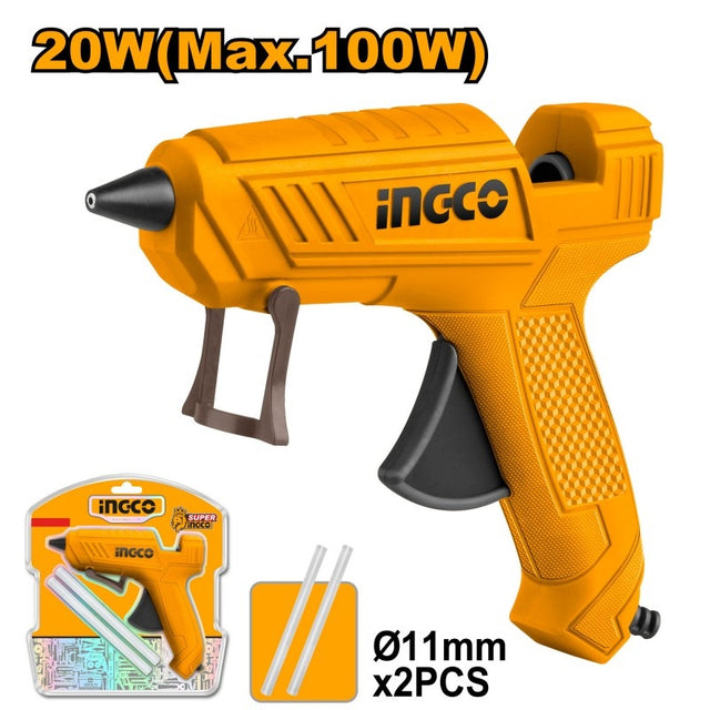 Pistola Termocollante Ingco 100W + 2 Stick