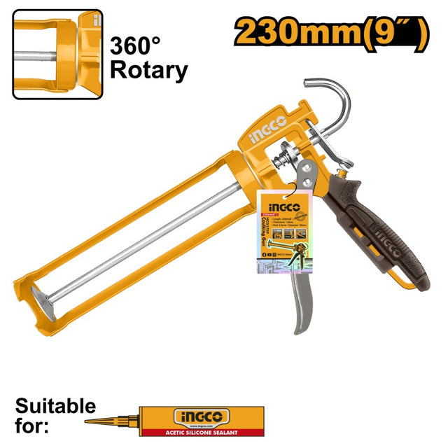 Pistola per Silicone Ingco 9" Professionale