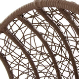 Poltrona Pensile in Rattan con Cuscino