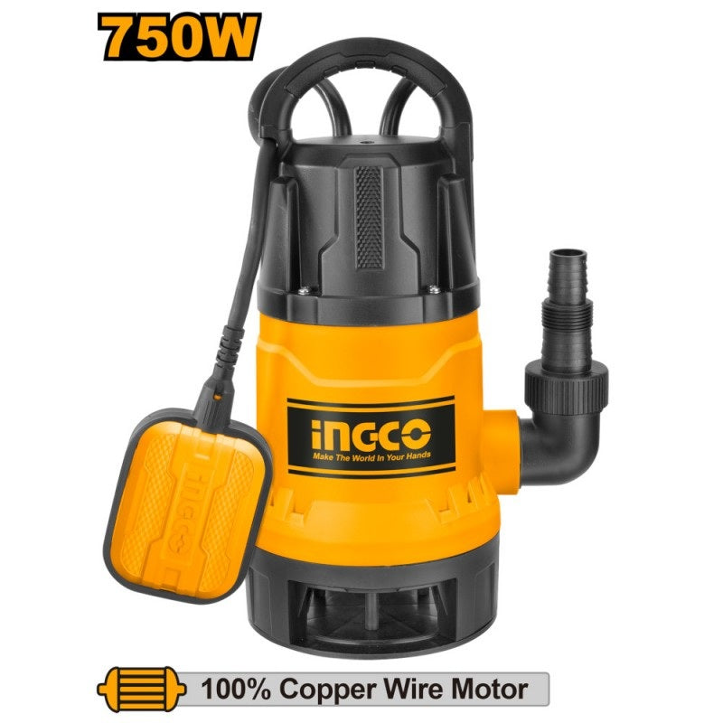 Pompa Sommersa Ingco Acque Sporche 750W 217L/min