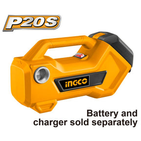 Pompa Travaso Liquidi a Batteria 20V INGCO