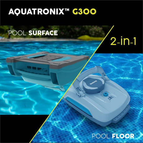 Robot Pulizia Piscina 2in1 Cordless – Bestway AquaTronix Pro G300 58942