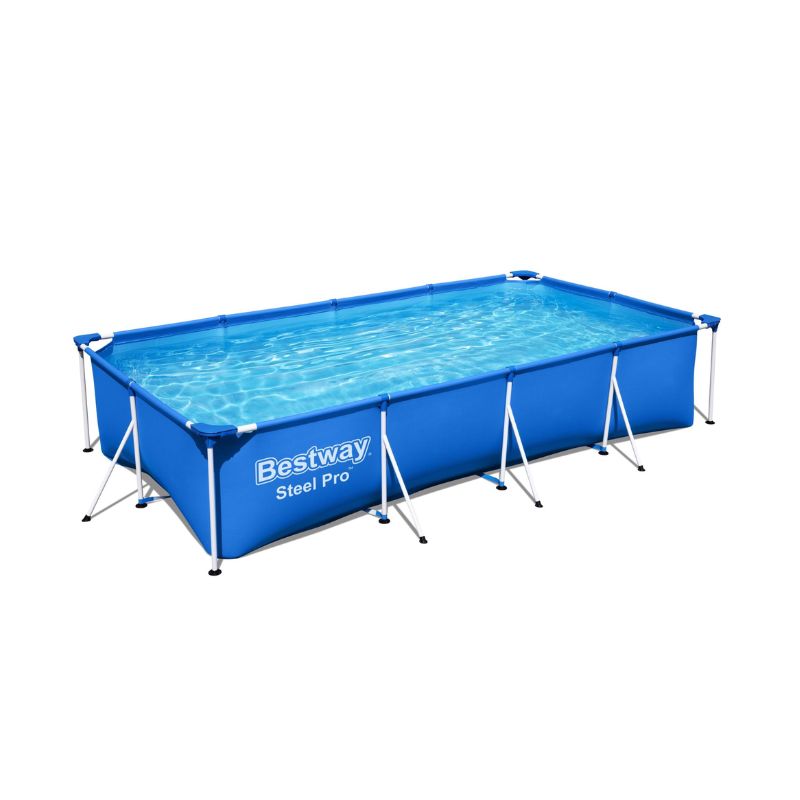 Set Piscina Fuori Terra Rettangolare Steel Pro 400x211x81 cm – Bestway 56424