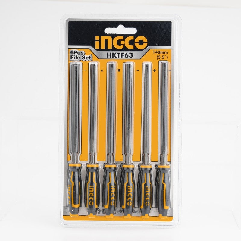 Set 6 Lime Ago 140mm Lavori di Precisione INGCO