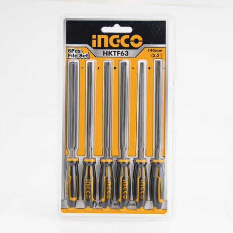 Set 6 Lime Ago 140mm Lavori di Precisione INGCO