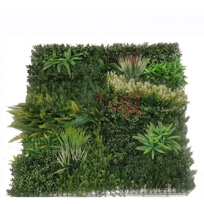 Siepe Artificiale 3D 100x100 cm Spring per Esterni