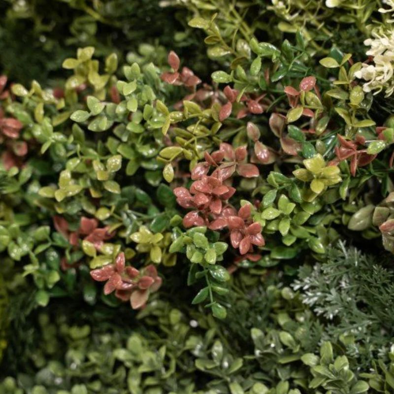 Siepe Artificiale 3D 100x100 cm Spring per Esterni