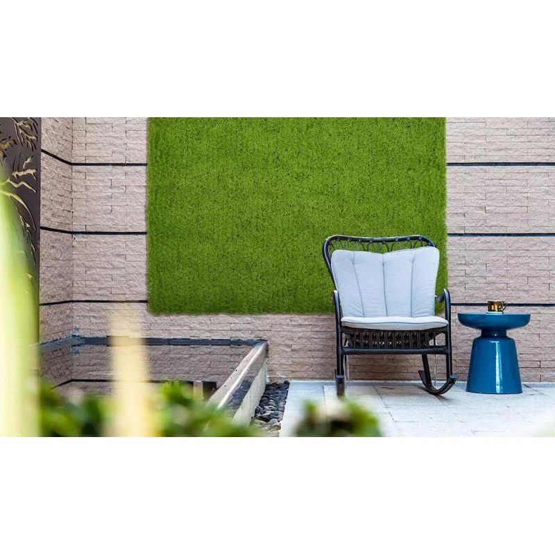 PUCHIKA Erba Artificiale Per Esterni, 18 Mm, Verde, Resistente UV, Drenante, A Metro, Per Balconi E Giardini
