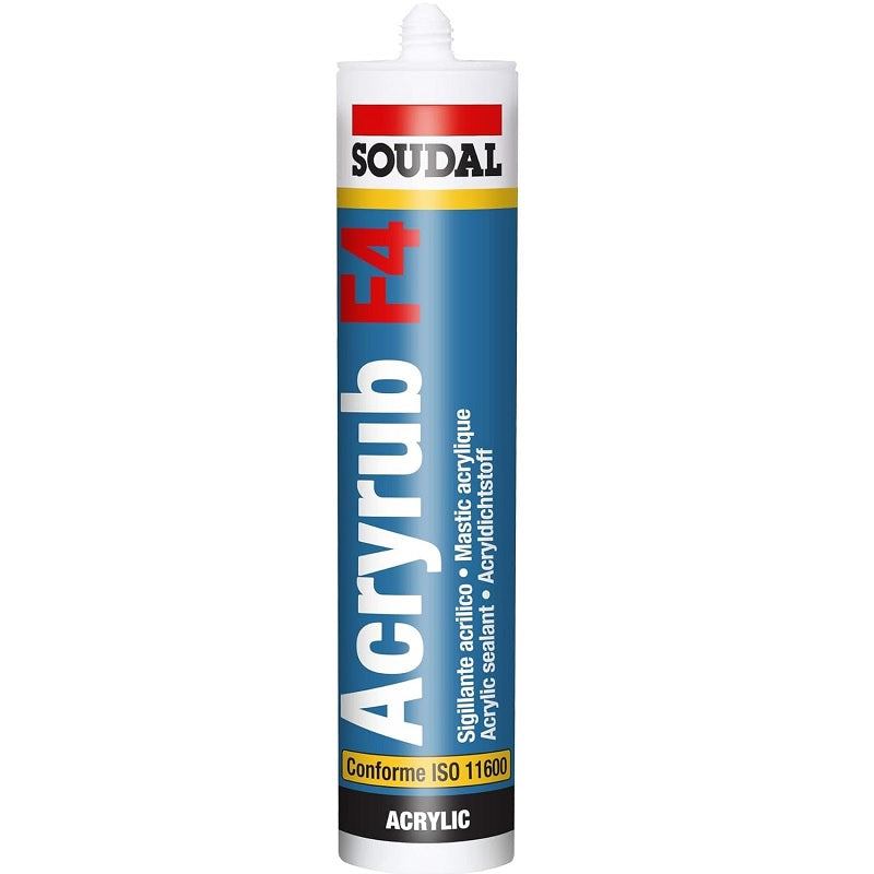 Sigillante Acrilico Elastico Acryrub F4 Soudal 300ml