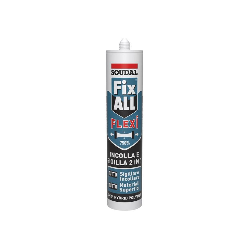 Soudal Fix All Flexi, Sigillante Flessibile Neutro Bianco