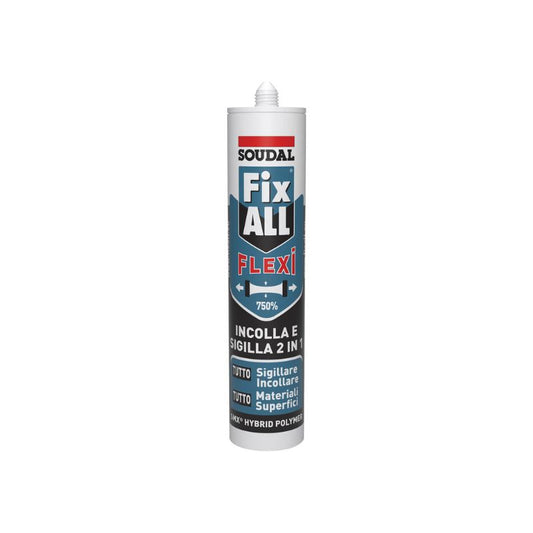 Soudal Fix All Flexi, Sigillante Flessibile Neutro Bianco