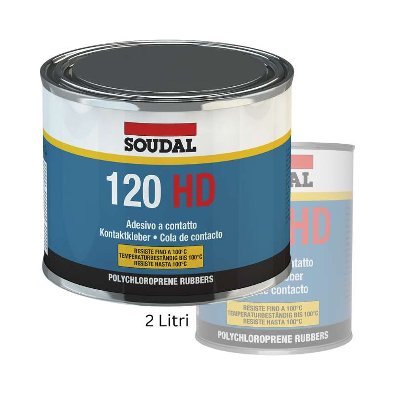 Soudal 120HD Adesivo a Contatto - 2 Litri