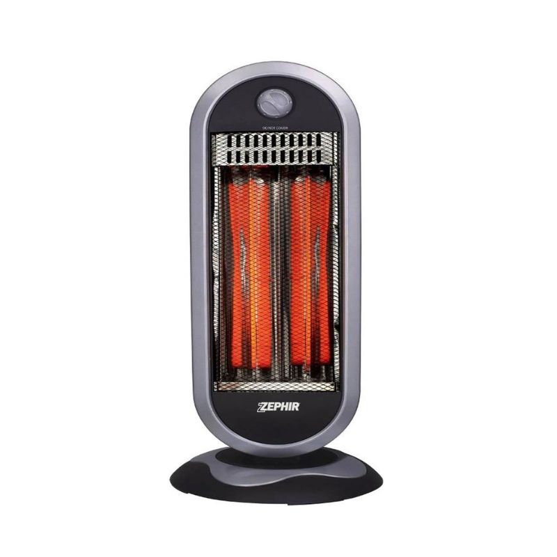 Stufa al Carbonio Zephir ZCRB901 900W Oscillante con 2 Livelli di Potenza 