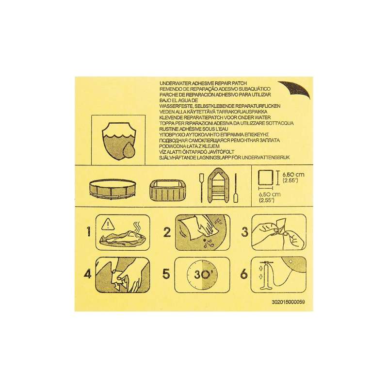 Toppe Di Riparazione Per Piscina Subacquee Bestway