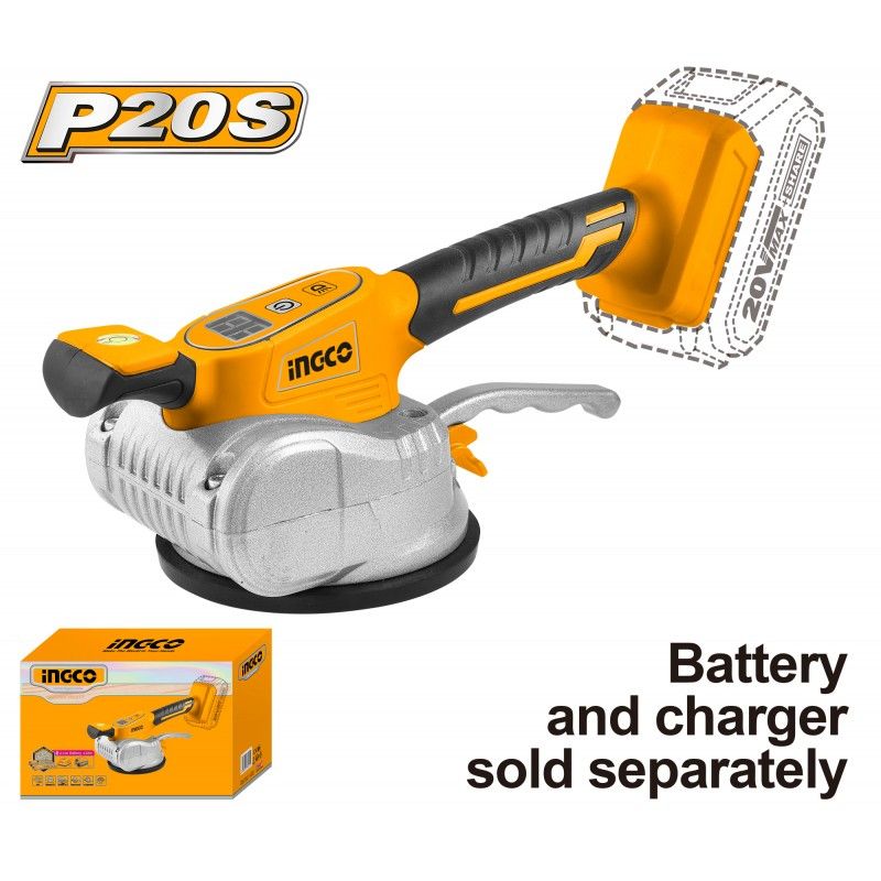 Vibratore Ventosa per Piastrelle Ingco 20V