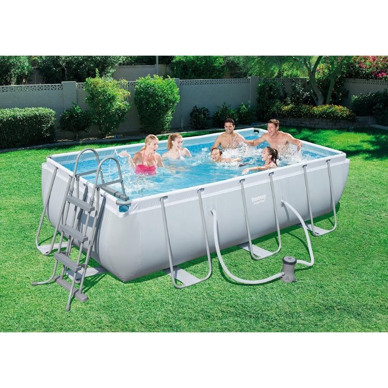 Bestway 56441 404X201X100 cm Piscina Fuori Terra Rettangolare Con Pompa - IAIA DISTRIBUZIONE