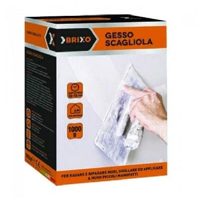 Gesso Scagliola 1 Kg Brixo - IAIA DISTRIBUZIONE