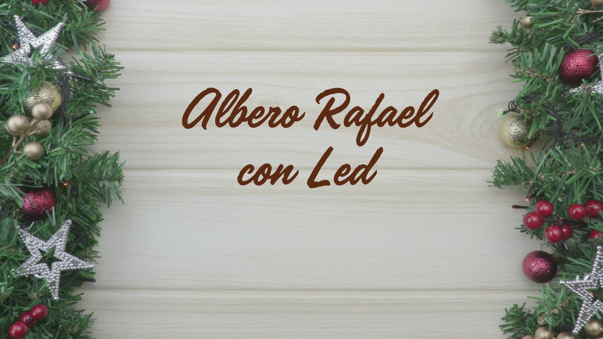 Video Albero Con LED Rafael IAIA HOME